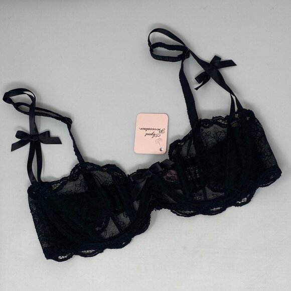 Agent Provocateur Love Black Demi Bra 34C NWT - Picture 11 of 15